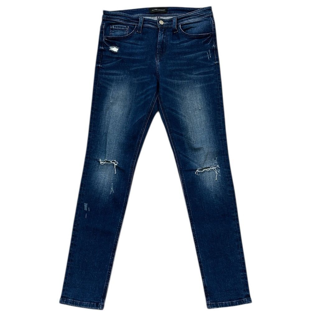 Flying Monkey Distressed Skinny Jeans